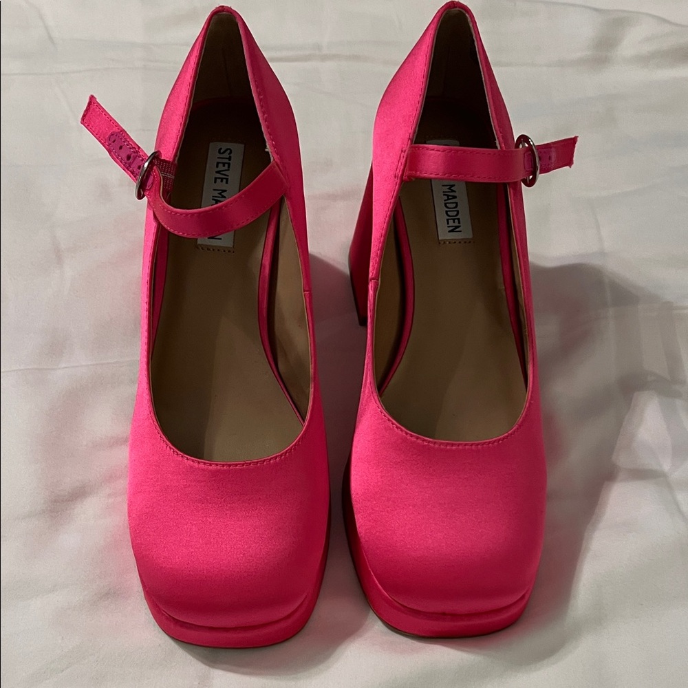 Steve Madden Hot Pink Heels Size 8